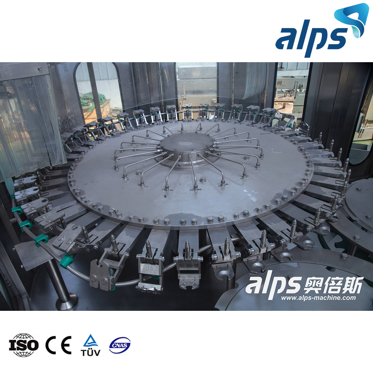 Tappatrice d'imbottigliamento di riempimento d'acqua completamente automatica completa 80bph 100bph 120bph
